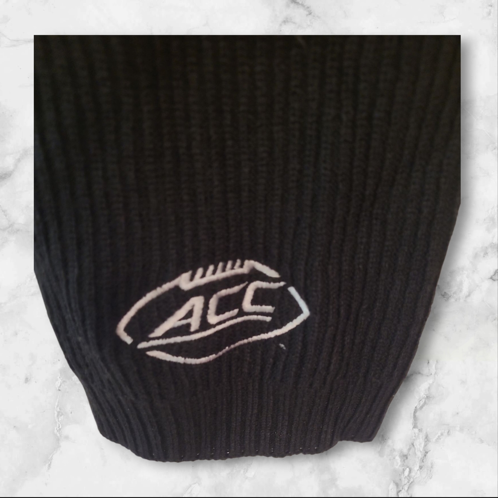 Roots 73 U-Ravenlake Black Knit Scarf Classic Design ACC - Picture 2 of 3